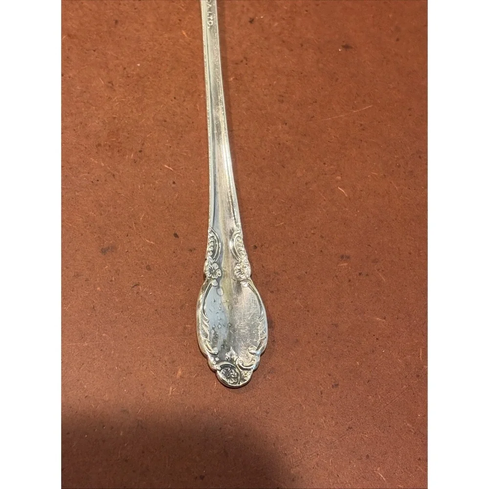 Oneida Enchantment-Londontown Silverplate Floral Scroll Infant Feeding Spoon